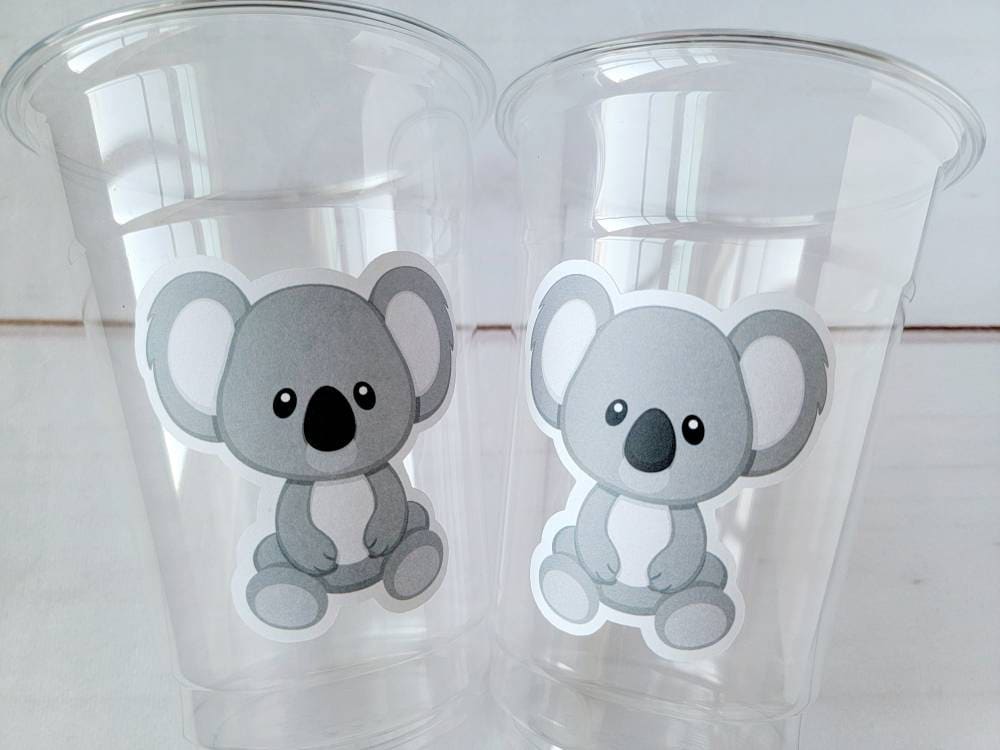 Koala Bear Party Cups, Koala Bear Treat Cups, Koala Bear Birthday, Koala Bear Party, Koala Bear Party Favors, Koala Bear Baby Shower