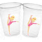 GYMNASTICS PARTY CUPS -Gymnast Party Cups Gymnastics Birthday Party Gymnast Party Cups Tumbling Gymnastics Party Favors Gymnast Party Favors