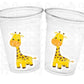 GIRAFFE PARTY CUPS - Giraffe Cups Giraffe Baby Shower Giraffe Party Decorations Giraffe Party Supplies Giraffe Party Favors Giraffe Birthday