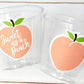 PEACH PARTY CUPS- Peach Birthday Party Peach First Birthday Peach 1st Birthday Peach Party Decorations Peach Party Supplies Sweet as a Peach