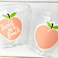 PEACH PARTY CUPS- Peach Birthday Party Peach First Birthday Peach 1st Birthday Peach Party Decorations Peach Party Supplies Sweet as a Peach