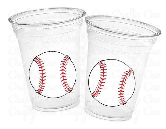 BASEBALL PARTY CUPS - Baseball Cups Baseball Party Cups Baseball Birthday Cups Baseball Cups Sports Party Cups Favors Baseball Baby Shower