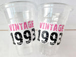 30th PARTY CUPS - Vintage 1993 Cups Best of 1993 30th Birthday Party 30th Birthday Favors 30th Party 30th Party Decorations 1993 Birthday