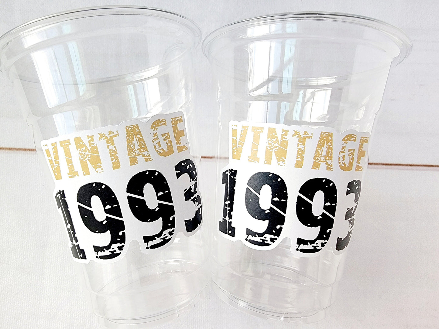 30th PARTY CUPS - Vintage 1993 Cups Best of 1993 30th Birthday Party 30th Birthday Favors 30th Party 30th Party Decorations 1993 Birthday