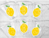 Lemon Party Cups, Lemon Birthday, Lemon Party Favors, Lemon Party Favors, Lemon First Birthday, Lemon Baby Shower Lemon Decorations Lemonade