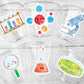 SCIENCE PARTY CUPS Science Party Favors Science Birthday Scientist Party Scientist Party Favors Biology Chemistry Stem Laboratory Experiment