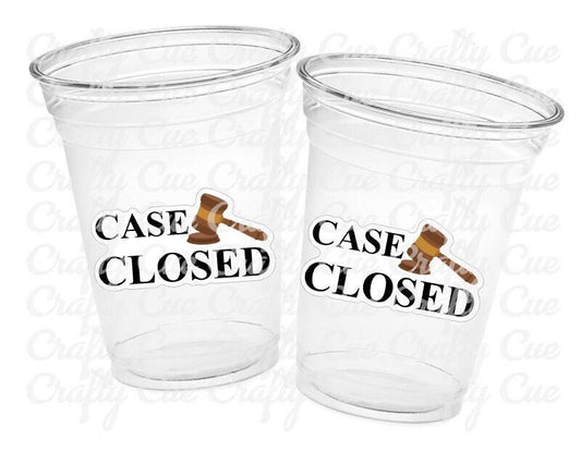 LAWYER PARTY CUPS Law School Party Cups Lawyer Graduation Law School Graduation Party Favors Attorney Party Decorations Law School Favors