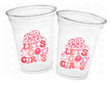 COWGIRL PARTY CUPS - Groovy Cowgirl Cups Cowgirl Party Decorations Cowgirl Bachelorette Party Cowgirl Hat Rodeo Party Cups Let's Go Girls