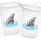 SHARK FIN PARTY Cups Shark Fin Cups Shark Birthday Cups Shark Birthday Party Cups Shark Party Favors Shark Party Supplies Shark Decorations
