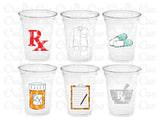 PHARMACY PARTY CUPS - Pharmacist Party Cups Pharmacy Week Cups Pharmacy Week Gifts Pharmacy Week Party Pharmacy Cups Pharmacist Cups Decor