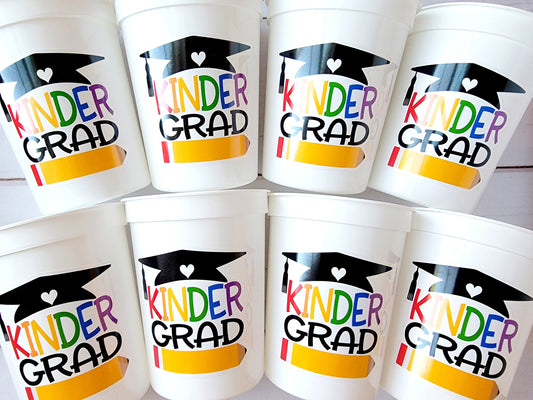 KINDERGARTEN GRADUATION CUPS - Kindergarten Graduation Cups 2023 Graduation Cups Graduation Party Graduation 2023 Party Favors Kinder Party