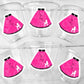 POODLE SKIRT CUPS 50'S Party Cups 50's Birthday Cups 50's Party Cups 50's Decorations 50's Birthday Party 50's Decorations 50's Sock Hop