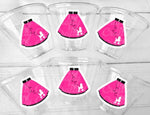 POODLE SKIRT CUPS 50'S Party Cups 50's Birthday Cups 50's Party Cups 50's Decorations 50's Birthday Party 50's Decorations 50's Sock Hop