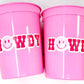 COWGIRL PARTY CUPS Cowgirl Cups Cowgirl Party Decorations Cowgirl Bachelorette Party Cow Print Hat Happy Face Rodeo Howdy Let's Go Girls