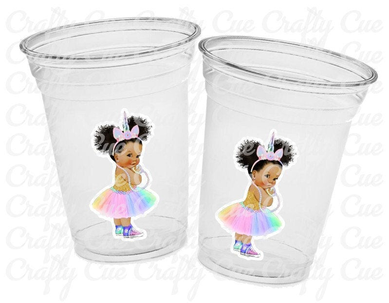 UNICORN PRINCESS PARTY Cups - Unicorn Princess Birthday Party Cups Princess Party Decorations Princess Favors Unicorn Princess Baby Shower