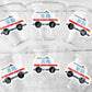 AMBULANCE PARTY CUPS - Emergency Vehicles Birthday Party Decorations Ambulance Birthday Party Party Cups Ambulance Party Favors Party Favors