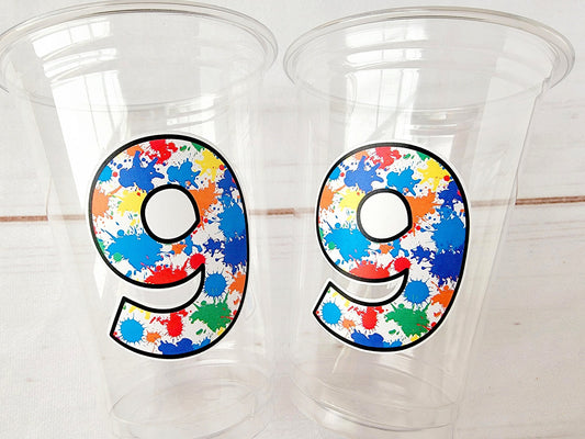 ART PARTY CUPS - Art Painting Party Treat Cups Paint Party Favors Art Party Cups Art Party Treat Cups Painting Party Favor Art Party Favor