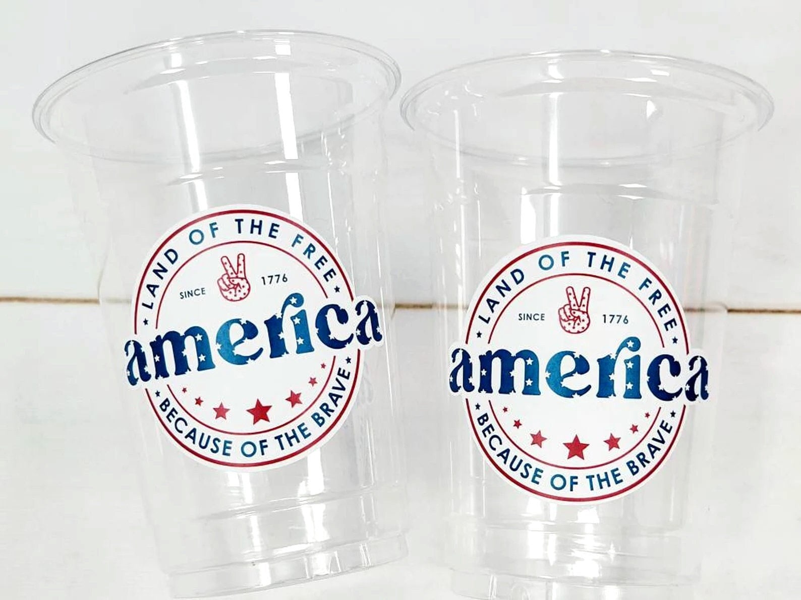 4th of July Party Cups, USA Party Cups, 'Merica Cups, Independence Day Party Decorations, 4th of July Party Decorations, July 4th Party Cups