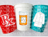 PHARMACY PARTY CUPS - Pharmacist Party Cups Pharmacy Week Cups Pharmacy Week Gifts Pharmacy Week Party Pharmacy Cups Pharmacist Cups Decor