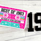 BEST OF 1983 - 40th Birthday Banner 1983 Banner 1983 Party Decorations 40th Party Decorations 40th Party Banner 40 Birthday Party Banner 80s