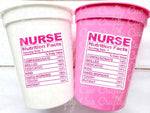 Nursing Party Cups Doctor Party Cups Nurse Party Cups Nursing Party Rn Party Decorations Medical School Party Nurse Graduation Party Meds