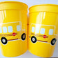 School Bus Party Cups - School Bus Birthday, School Bus Party, School Bus Favors, Teachers Gift, Back To School, Graduation Party Cups