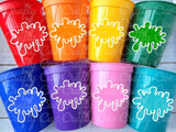 ART PARTY CUPS - Slime Party Cups Art Painting Party Cups Paint Party Favors Slime Party Treat Cups Painting Party Slime Birthday Favors