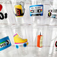 I Love the 80'S PARTY CUPS - 80's Birthday Cups 80's Party Cups 80's Decorations 80's Birthday Party 80's Birthday Party Decorations 80s 90s