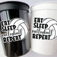 VOLLEYBALL PARTY CUPS - Volleyball Party Cups Volleyball Birthday Volleyball Party Volleyball Decorations Volleyball Party Favors