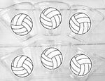 VOLLEYBALL PARTY CUPS - Volleyball Party Cups Volleyball Birthday Volleyball Party Volleyball Decorations Volleyball Party Favors Sports