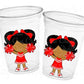 CHEERLEADER PARTY CUPS - Cheer Party Cups Cheerleader Party Cups Cheer Birthday Party Cheer Party Favors Cheer Baby Shower Cups Cheer Squad