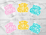 70S PARTY CUPS -70's Birthday Cups 70's Party Cups 70s Decorations 70's Birthday Party 70s Birthday Party Decorations Hippy Two Groovy Cups