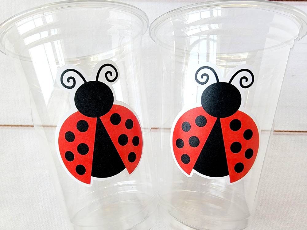 Ladybug Party Cups Ladybug 1st Birthday Ladybug Party Ladybug Treat Cups, Ladybug Party Cups Ladybug Decorations Ladybug Cups Lady Bug First