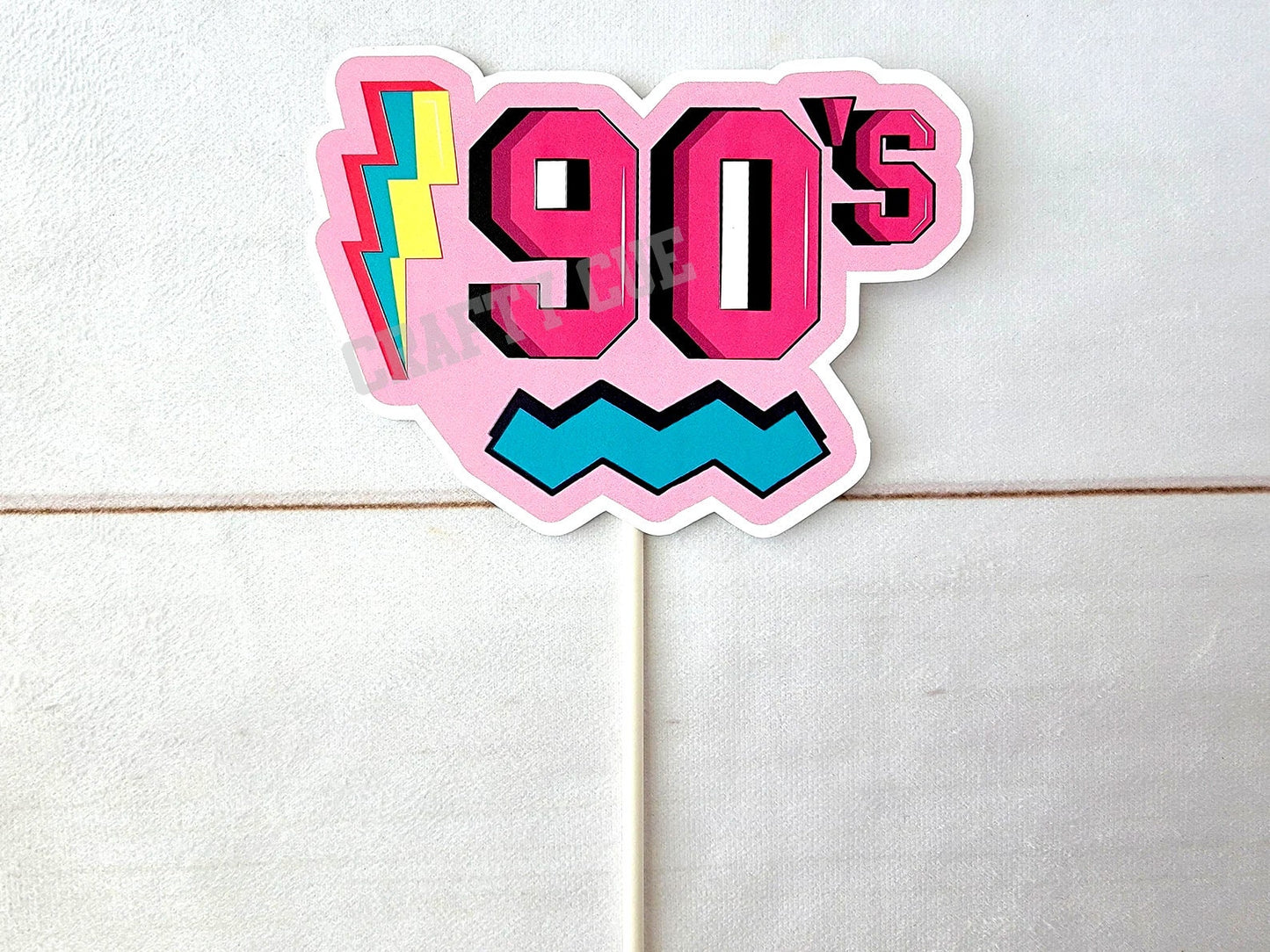 90's CAKE TOPPER