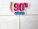 90's CAKE TOPPER