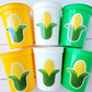 CORN PARTY CUPS - Fall Party Cups Harvest Party Cups Harvest Birthday Cups Harvest Party Decorations Corn Decorations Corn Party Supplies