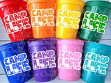 CAMPING PARTY CUPS - Camping Birthday Party Camping Party Decorations, Camping Birthday Supplies Camping Party Supplies Camping Party Favors