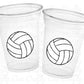 VOLLEYBALL PARTY CUPS, Volleyball Party Cups Volleyball Birthday Volleyball Party Volleyball Decorations Volleyball Party Favors Sports Cups