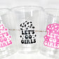 COWGIRL PARTY CUPS - Cowgirl Cups Cowgirl Party Decorations Cowgirl Bachelorette Party Cowgirl Hat Birthday Rodeo Party Cups Let's Go Girls