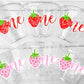 STRAWBERRY PARTY CUPS - Strawberry Birthday Cups Strawberry Cups First Birthday Strawberry One Party Decorations Strawberry Baby Shower