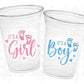 GENDER REVEAL Party Cups - It's a Boy It's a Girl Pink and Blue Party Cups Gender Reveal Party Favors Gender Reveal Decorations Baby Shower