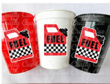 RACING FUEL PARTY Cups Race Car Cups Racing Birthday Cups Racing Birthday Cups Race Car Party Favors Racing Party Favors Racing Decorations
