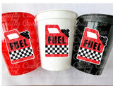 RACING FUEL PARTY Cups Race Car Cups Racing Birthday Cups Racing Birthday Cups Race Car Party Favors Racing Party Favors Racing Decorations