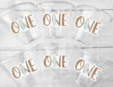Surf Birthday Cups, The Big One Cups, 1st Birthday Party Cups, Surf Birthday Party Favors, Boy Surfing Cups, Surfs Up, Surfer, Catch A Wave