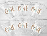 Surf Birthday Cups, The Big One Cups, 1st Birthday Party Cups, Surf Birthday Party Favors, Boy Surfing Cups, Surfs Up, Surfer, Catch A Wave