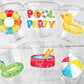 POOL PARTY CUPS - Pool Cups Pool Birthday Cups Pool Party Favors Pool Party Decorations Pool Birthday Cups Party Decorations Pool Party Pool