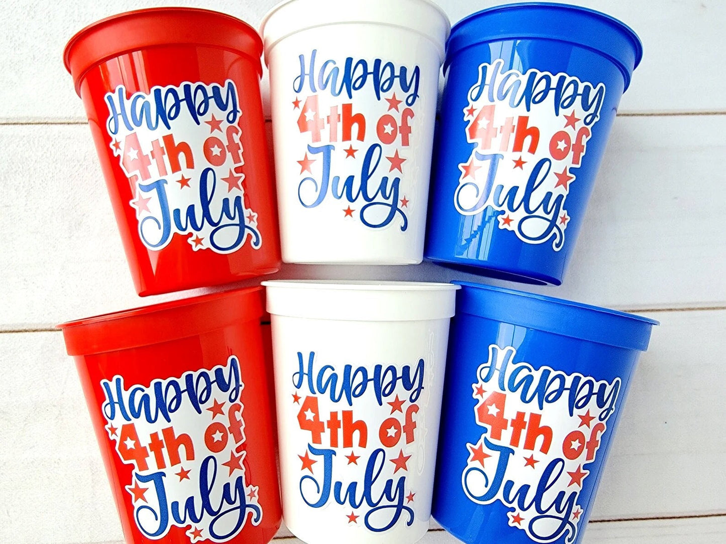 4th of July Party Cups July 4th Sunglasses Cups USA Party Cups 'Merica Cups Independence Day Party Decorations 4th of July Party Decorations