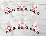 Baby-Q Gender Reveal - BBQ Team He or Team She Party BBQ Gender Reveal Party Barbeque Baby Shower BBQ Shower Decoration Barbecue Baby Shower