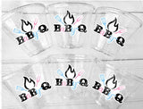 Baby-Q Gender Reveal - BBQ Team He or Team She Party BBQ Gender Reveal Party Barbeque Baby Shower BBQ Shower Decoration Barbecue Baby Shower
