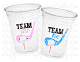 GOLF GENDER REVEAL Party Cups - Golfing Party Cups Golf Baby Shower Golf Party Golf Decorations Golf Party Supplies Golfing Cups Golf Favors